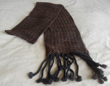 Load image into Gallery viewer, 100% Canadian Alpaca Handwoven Scarves. Pure Alpaca wool scarves are luxurious, soft, lightweight and warmer than regular wool. Our Alpacas are Canadian raised in the Alberta Foothills.