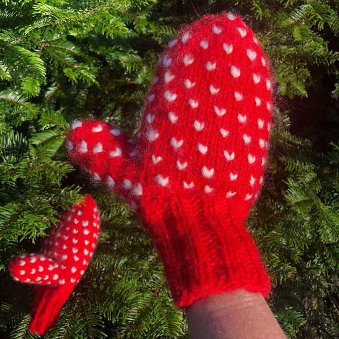 Thrum Mitt Knitting Pattern